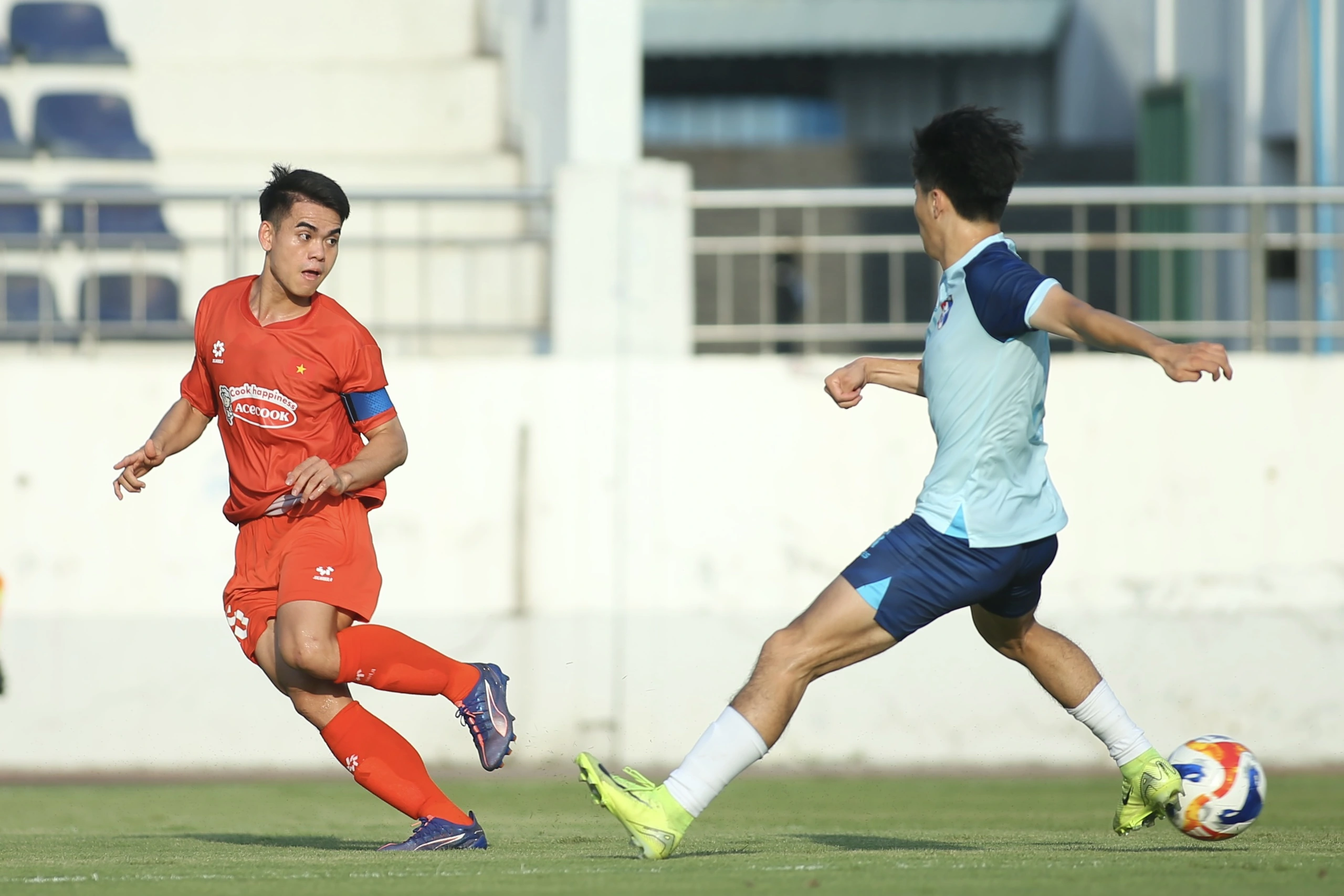 Đội tuyển U22 Việt Nam thắng 2-1 trước U22 Đài Bắc Trung Hoa trong trận đấu tập