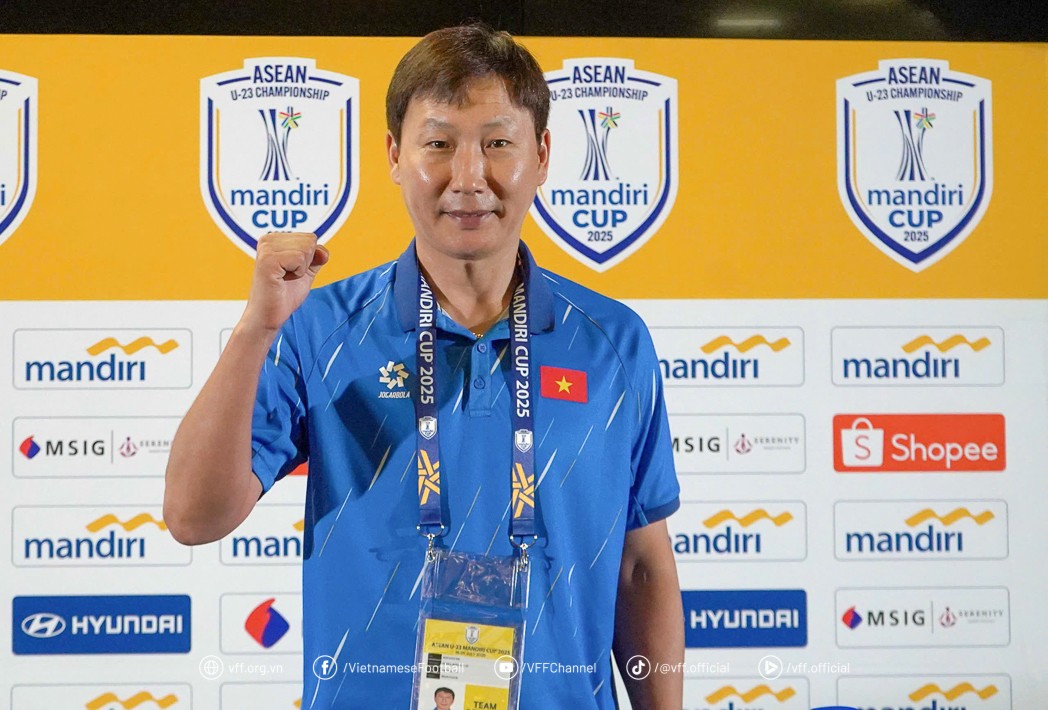 HLV Kim Sang Sik đặt mục tiêu cao nhất cho U23 Việt Nam tại giải vô địch U23 Đông Nam Á 2025