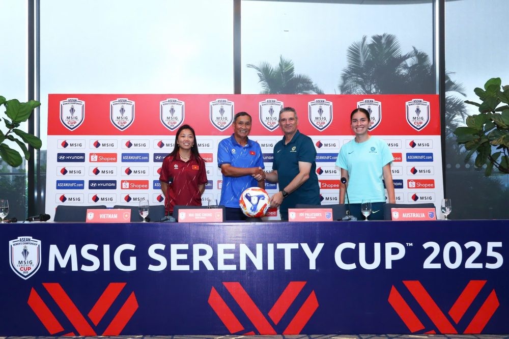 Họp báo trước vòng bán kết giải vô địch Bóng đá nữ Đông Nam Á - MSIG Serenity Cup 2025