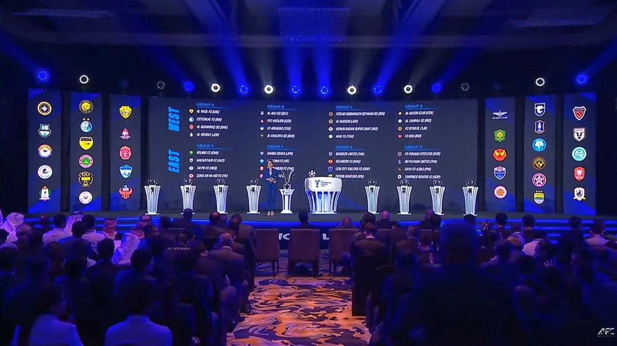 Lễ bốc thăm chia bảng AFC Champions League Two 2025/26