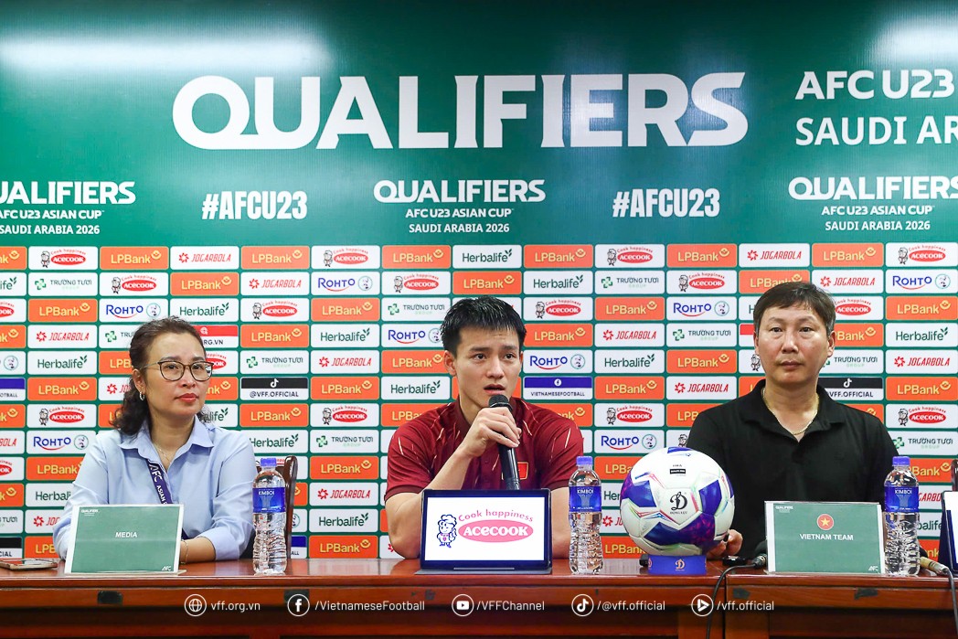 Họp báo sau trận đấu U23 Việt Nam 1-0 U23 Yemen tại Bảng C, Vòng loại giải vô địch U23 châu Á 2026