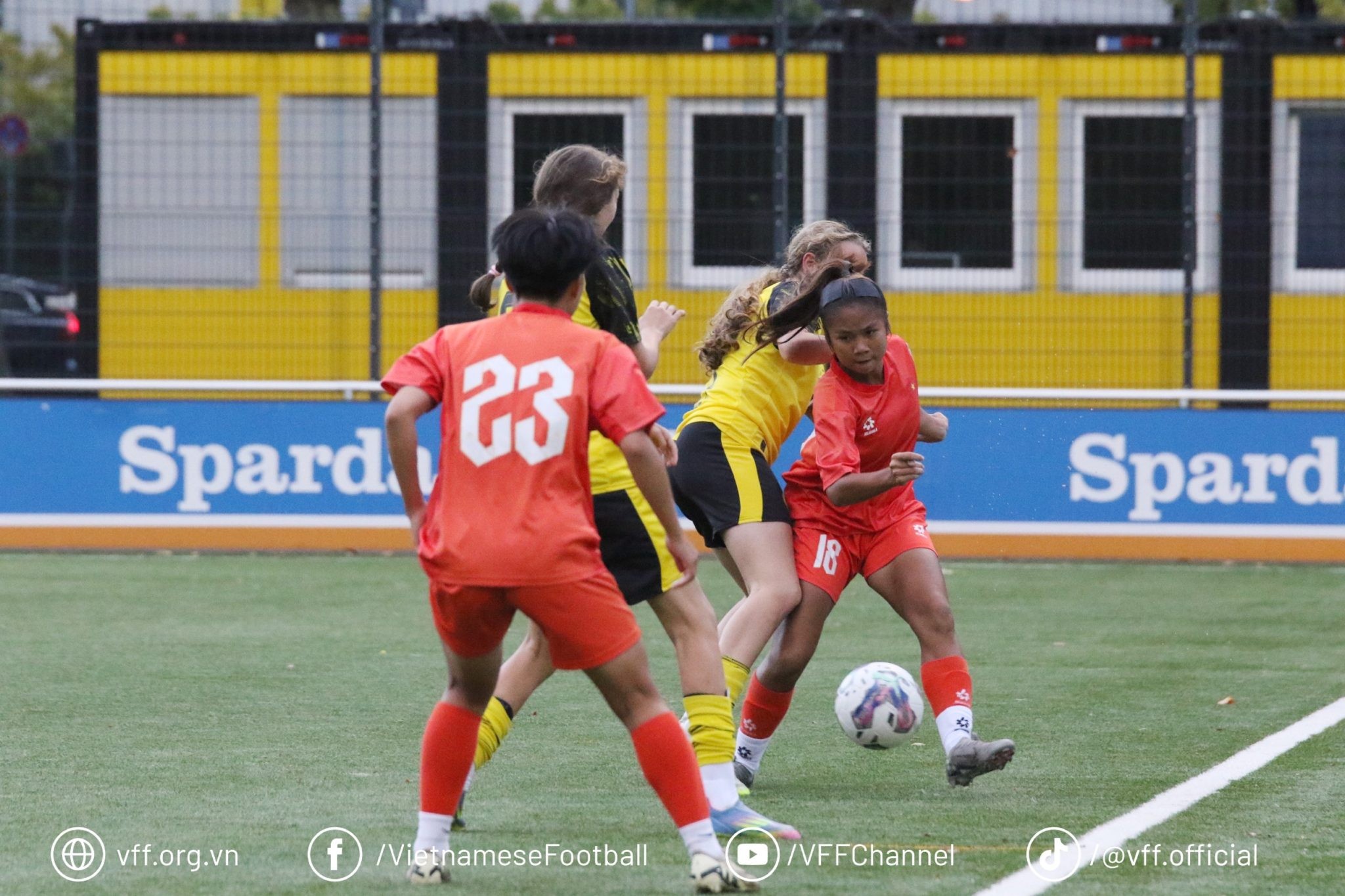 U17 nữ Việt Nam thắng trận giao hữu đầu tiên tại CHLB Đức