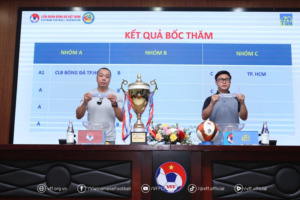 Bốc thăm chia bảng Vòng chung kết giải U17 Vô địch Quốc gia 2025
