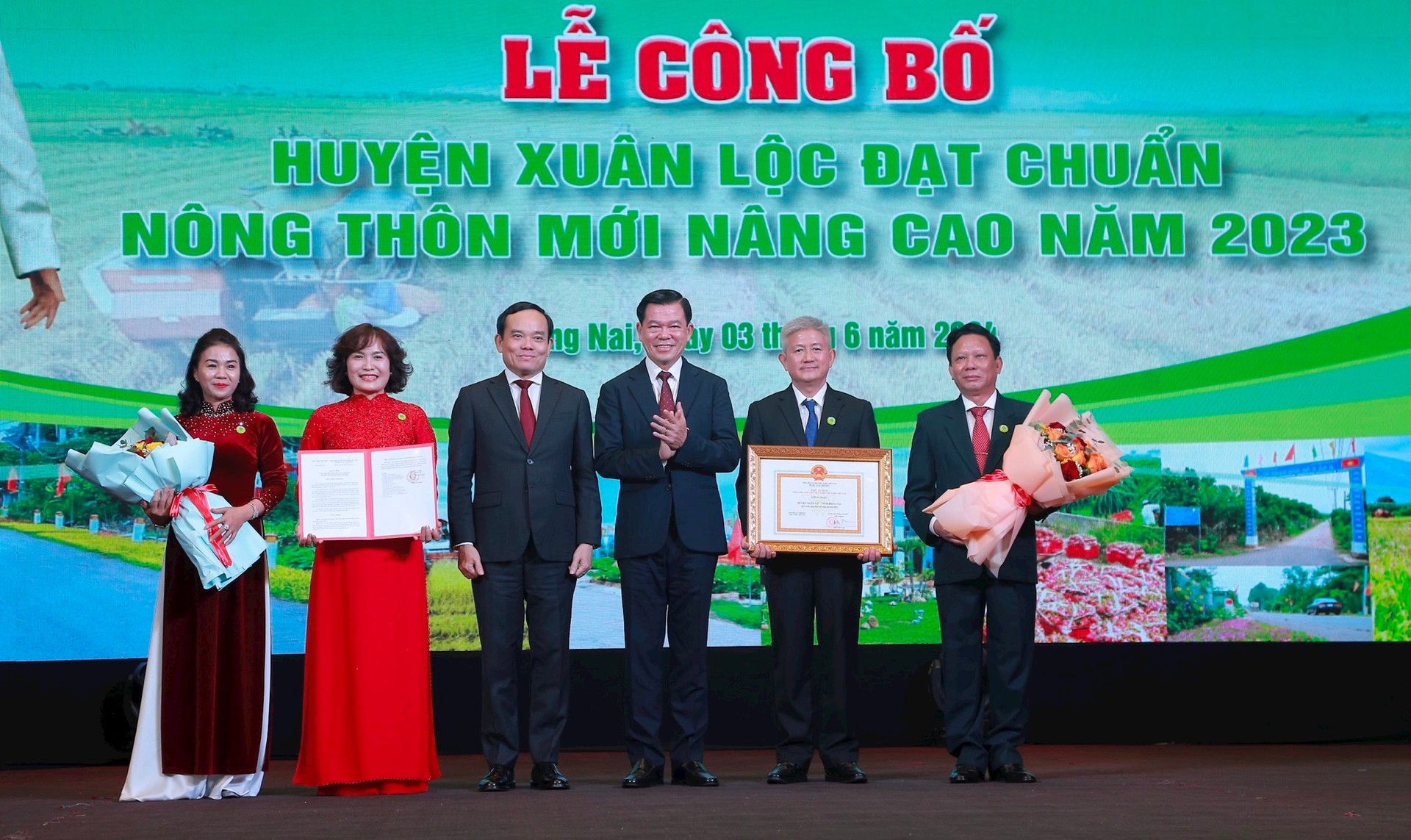 Huyện Xuân Lộc (Đồng Nai) công bố kết quả đạt chuẩn nông thôn mới nâng cao