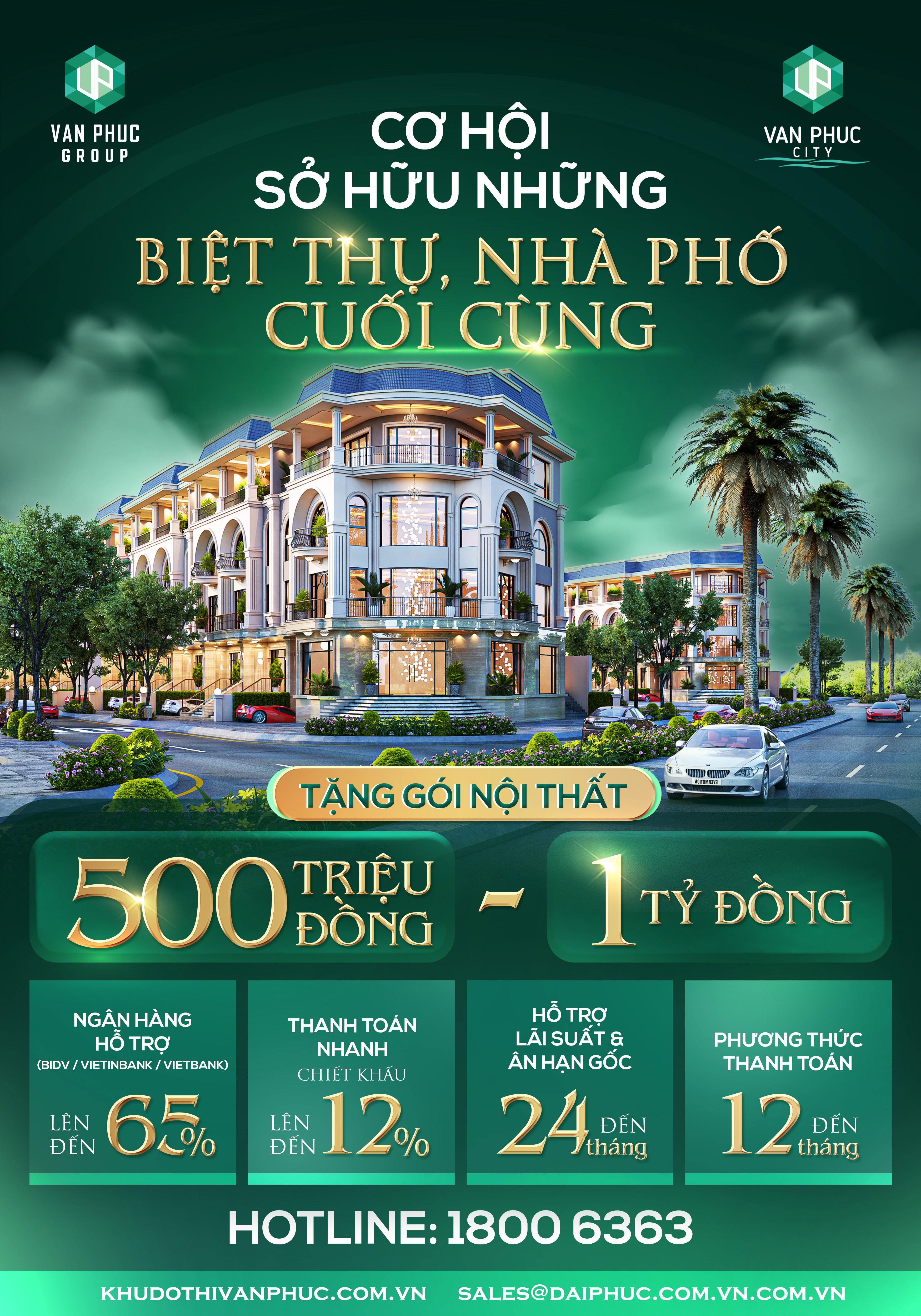 Van Phuc City mở ra cơ hội sở hữu những căn biệt thự, nhà phố “cuối cùng”