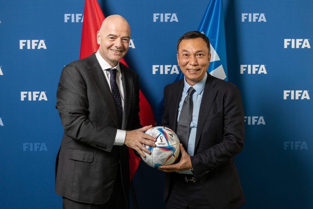 Chủ tịch FIFA Gianni Infantino gửi thư cảm ơn Liên đoàn Bóng đá Việt Nam