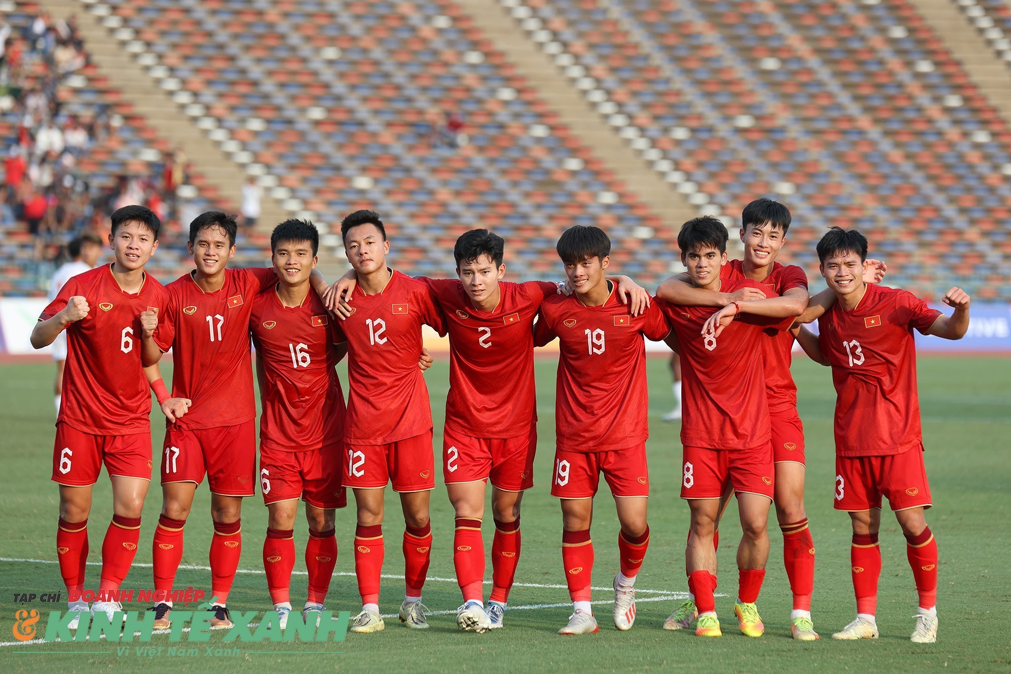 Đội tuyển U22 Việt Nam giành chiến thắng 3-1 trước U22 Myanmar tại trận tranh Hạng Ba SEA Games 32