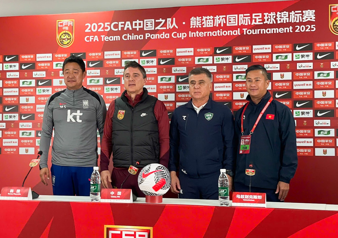 Họp báo trước thềm giải giao hữu quốc tế CFA Team China Panda Cup 2025
