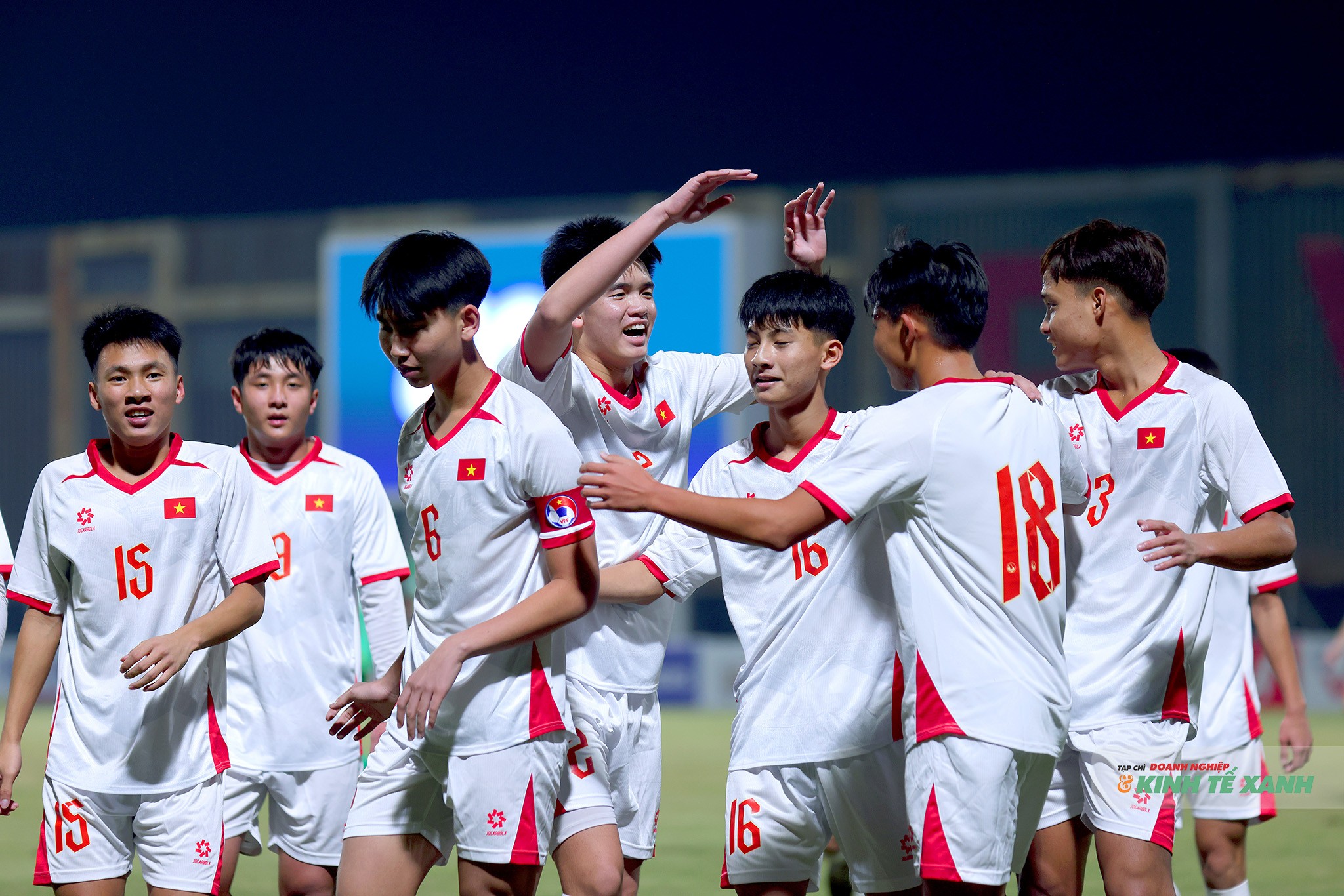 U17 Việt Nam giành 12 điểm tuyệt đối sau 4 trận toàn thắng, ghi được 26 bàn thắng và không để thủng lưới bàn thua nào