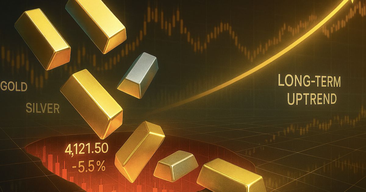 Giá vàng, bạc chứng kiến đợt sụt giảm tồi tệ nhất trong nhiều năm, xu hướng tăng dài hạn có vững chắc?