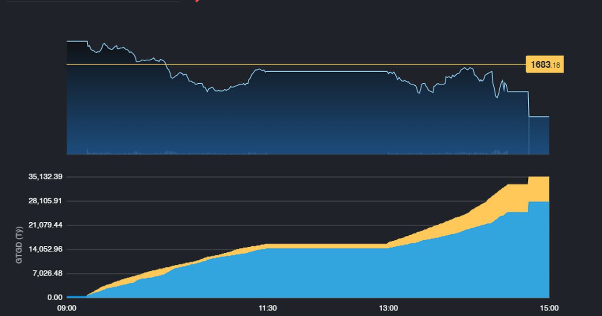 Phiên giảm hơn 30 điểm của thị trường chứng khoán Việt