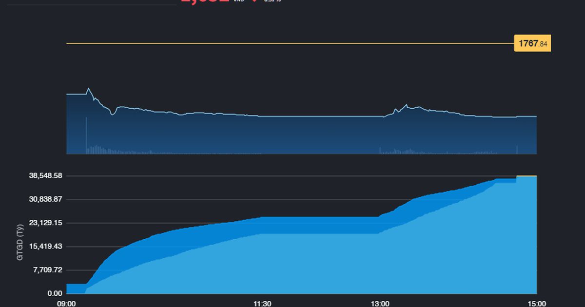 Chỉ số VN-Index có phiên giảm điểm lịch sử