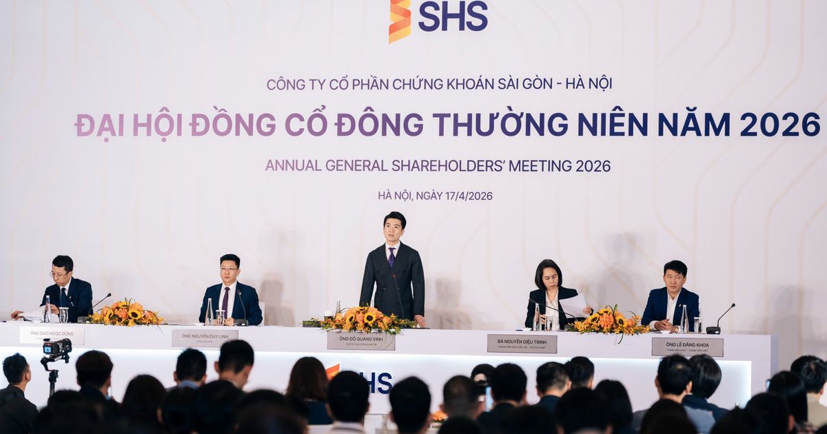 ĐHĐCĐ Chứng khoán SHS: Cổ đông tham gia kỷ lục, tân CEO đặt mục tiêu thị phần tăng gấp 2 lần trong năm 2026