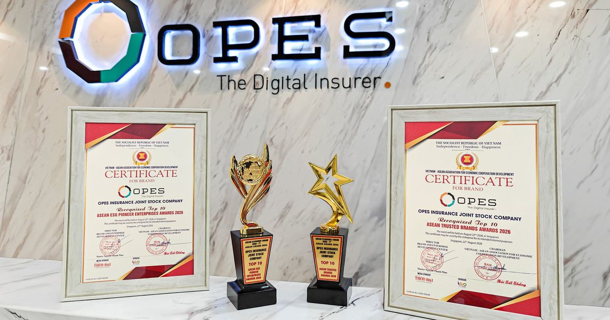 OPES ghi dấu tại ASEAN Awards 2026 với “cú đúp” giải thưởng về thương hiệu và ESG