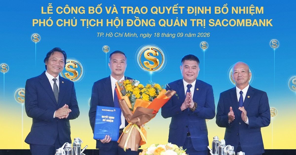 SACOMBANK bổ nhiệm ông Nguyễn Xuân Vũ làm Phó Chủ tịch HĐQT