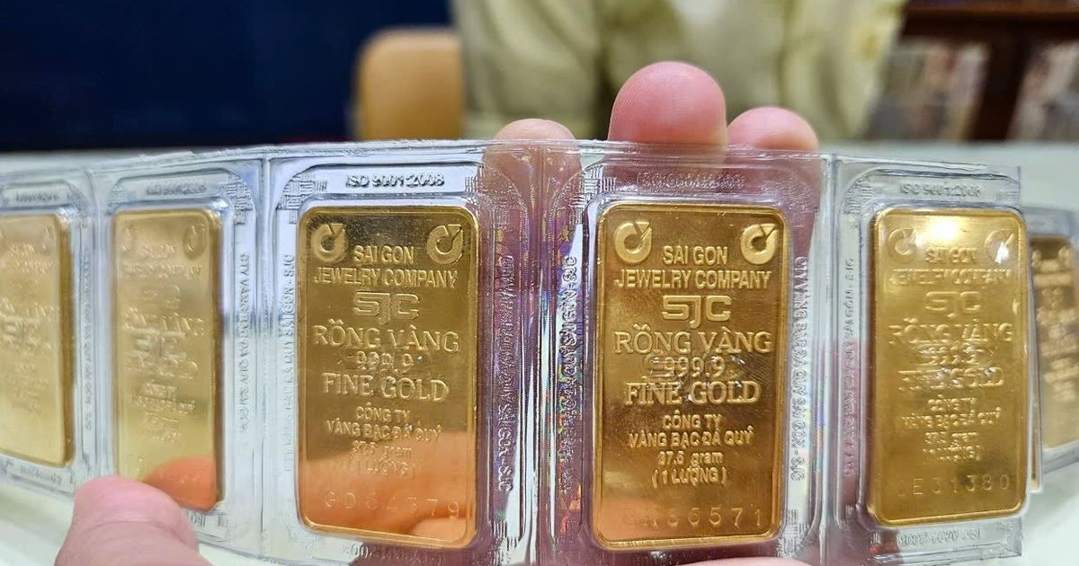 Giá vàng SJC tiếp tục tăng
