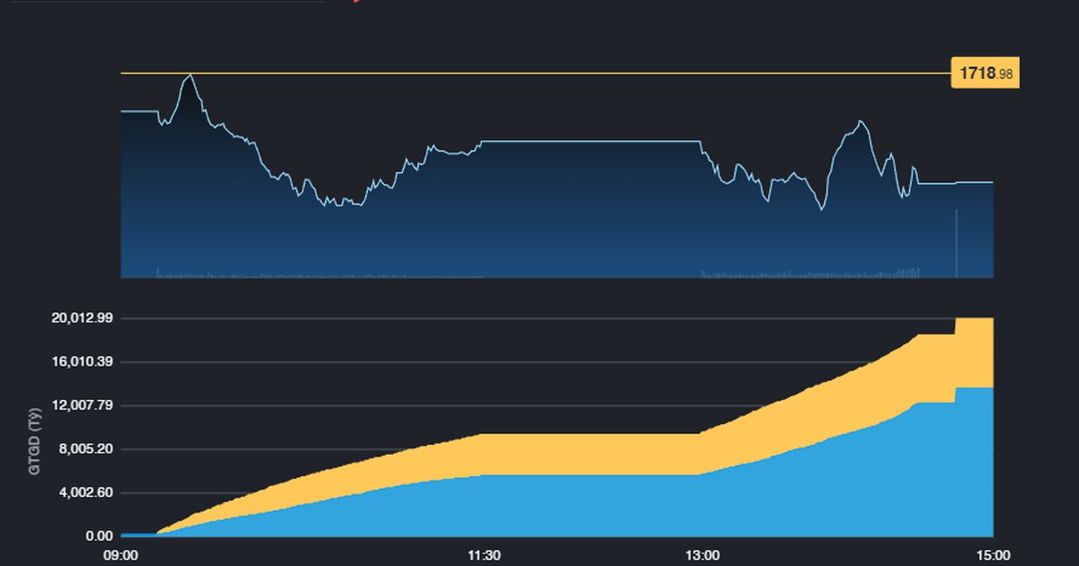 VN-Index đóng cửa dưới 1.700 điểm, VPX giảm hơn 9%