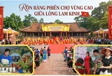 Rộn ràng phiên chợ vùng cao giữa lòng Lam Kinh