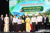 Đắk Lắk: Đấu giá thành công lô sầu riêng đầu tiên tại vườn