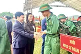 Hà Tĩnh: 1.690 tân binh lên đường thực hiện nghĩa vụ xây dựng và bảo vệ Tổ quốc