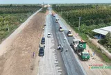 Xuyên lễ trên công trường cao tốc ở Đồng Tháp