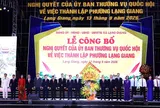 Phường Lạng Giang hướng tới đô thị vệ tinh trung tâm ở cửa ngõ phía Bắc Bắc Ninh