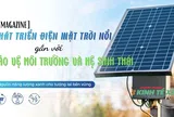 Phát triển điện mặt trời nổi gắn với bảo vệ môi trường và hệ sinh thái