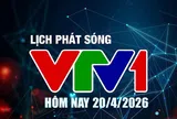 Lịch phát sóng VTV1 hôm nay ngày 20/4/2026