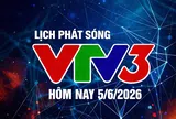Lịch phát sóng VTV3 hôm nay ngày 5/6/2026