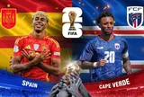 VTV3, VTV6 Trực tiếp bóng đá Tây Ban Nha vs Cape Verde, World Cup 2026 23h00 ngày 15/06