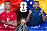 VTV3, VTV6 Trực tiếp bóng đá Thụy Sĩ vs Bosnia & Herzegovina, World Cup 2026 02h00 ngày 19/6