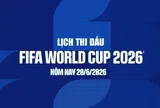 VTV3, VTV6. VTV9. VTV10 trực tiếp bóng đá World Cup hôm nay 20/6