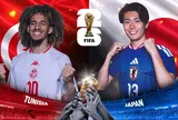 VTV3, VTV6 Trực tiếp bóng đá Tunisia vs Nhật Bản , World Cup 2026 11h00 ngày 21/6