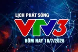 Lịch phát sóng VTV3 hôm nay ngày 16/7/2026