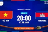 VTV6 trực tiếp bóng đá Việt Nam vs Campuchia AFF Cup 2026 20h00 hôm nay 7/8/2026