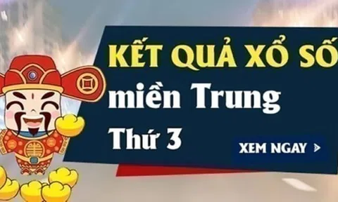 XSMT 4/8 Kết quả xổ số miền Trung hôm nay 4/8/2026 XSMT Thứ 3
