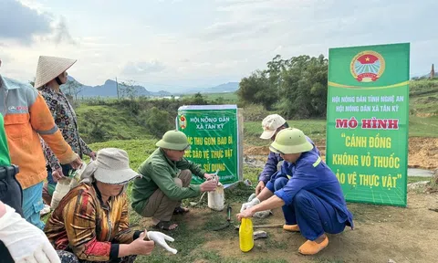 Nông dân Nghệ An chung tay bảo vệ môi trường, xây dựng cánh đồng xanh – sạch – đẹp