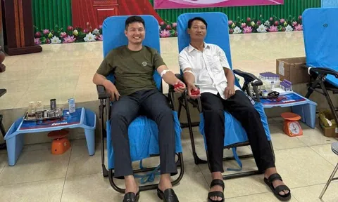 Thượng úy Công an kịp thời hiến máu cứu cụ bà 84 tuổi qua cơn nguy kịch