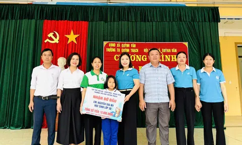 Cán bộ, nhân dân Quỳnh Văn chung tay viết tiếp ước mơ cho trẻ mồ côi