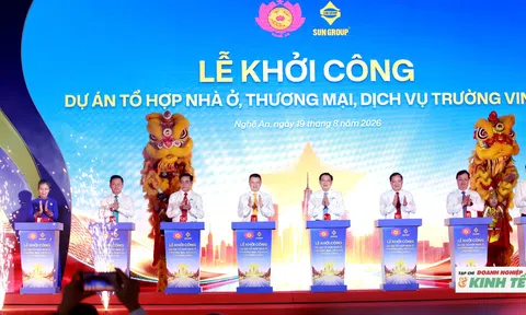 Sun Group khởi công Tổ hợp nhà ở, thương mại, dịch vụ Trường Vinh gần 9.000 tỷ đồng