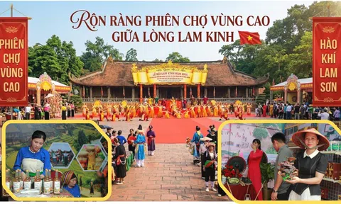 Rộn ràng phiên chợ vùng cao giữa lòng Lam Kinh