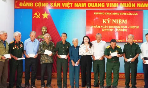 Đắk Lắk: Nhiều hoạt động thiết thực tri ân thương binh, liệt sĩ - người có công