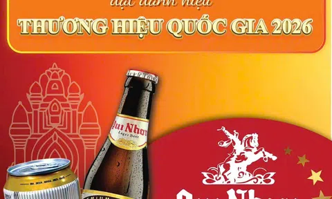 Bia Qui Nhơn khẳng định vị thế Thương hiệu quốc gia 2026