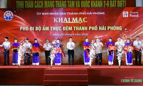 Phố đi bộ, ẩm thực đêm tại Hải Phòng chính thức đi vào hoạt động