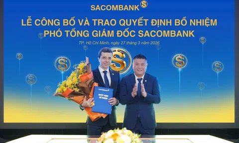 SACOMBANK bổ nhiệm ông Loic Faussier làm Phó Tổng Giám đốc phụ trách quản trị rủi ro