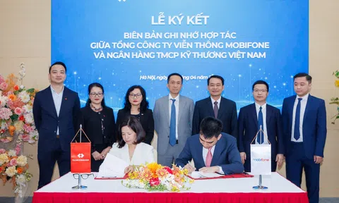 Techcombank và MobiFone ký kết hợp tác toàn diện, kiến tạo hệ sinh thái tài chính - công nghệ số