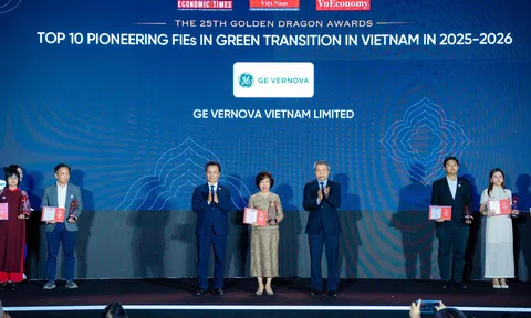GE Vernova được vinh danh trong “Top 10 Doanh nghiệp tiên phong chuyển đổi xanh 2025 - 2026” tại Giải thưởng Rồng Vàng