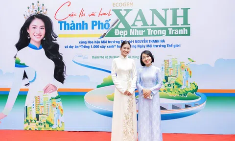 Hoa hậu Nguyễn Thanh Hà phát động cuộc thi “Thành phố xanh – Đẹp như trong tranh” cùng dự án trồng 1.000 cây xanh