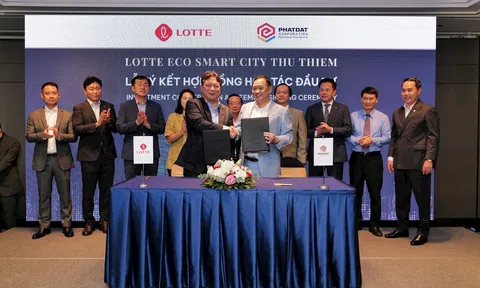 Phát Đạt chi hơn 10.000 tỷ đồng hợp tác cùng Lotte phát triển siêu dự án Thủ Thiêm