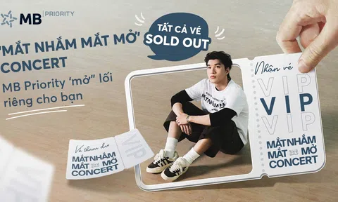 MB Priority trở thành Nhà tài trợ Kim cương của “mắt nhắm mắt mở” concert 2026 – concert cá nhân đầu tiên của HIEUTHUHAI